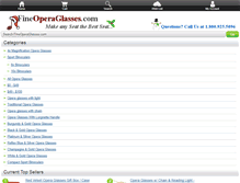 Tablet Screenshot of fineoperaglasses.com